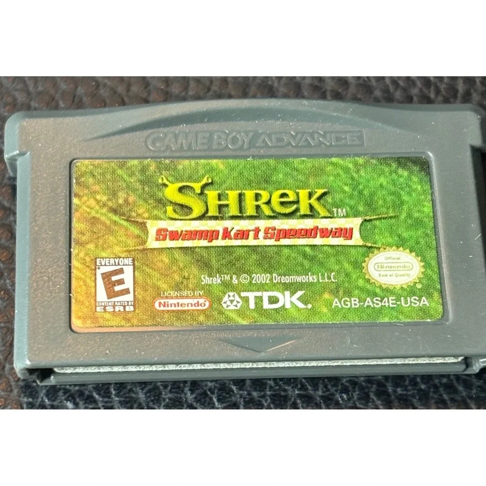 Shrek Swamp Kart Speedway Nintendo Game Boy Advance GBA AGB-AS4E-USA Cartridge